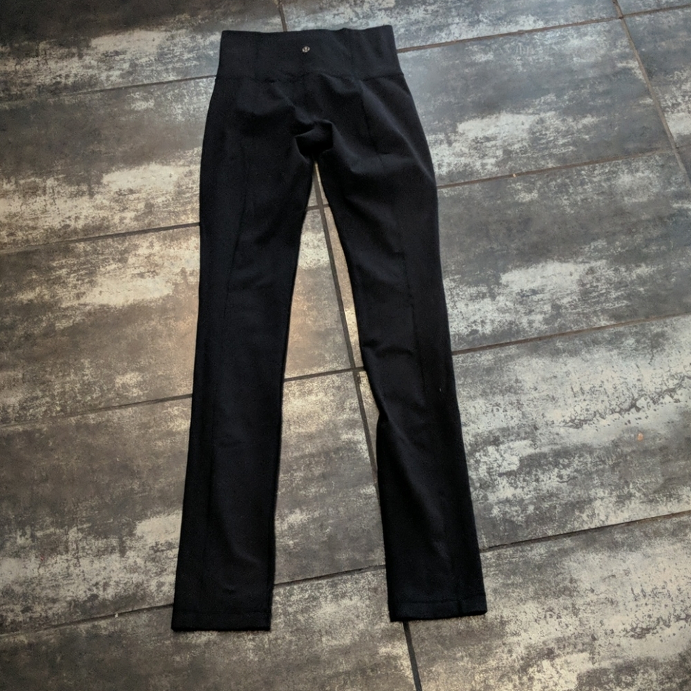 ☀️2/$40 High waisted straight leg black leggings